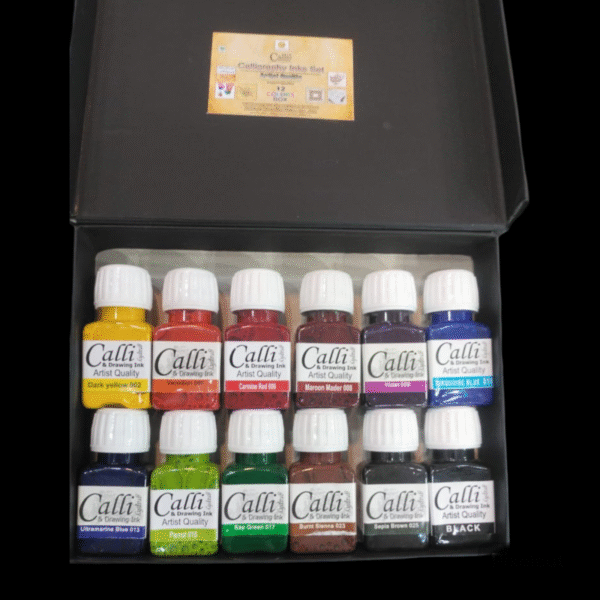 12 Calli inks  for calligraphy