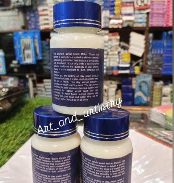 Makro clay varnish 100ml - Image 3