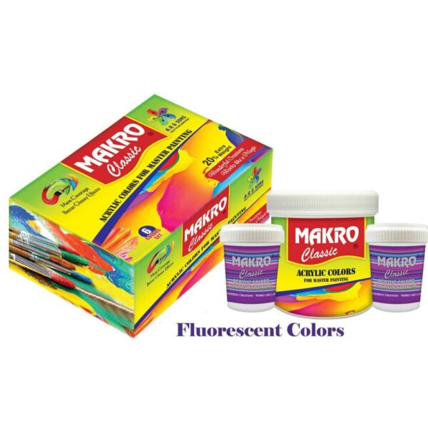 Makro acrylic fluorescent colors 100ml