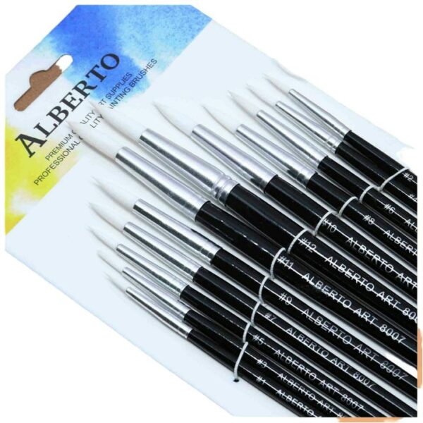 Alberto round brush set