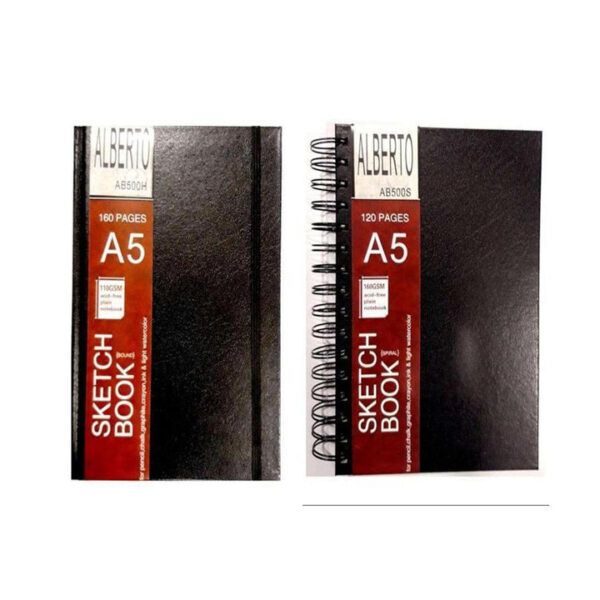 Alberto sketch book A5 spiral / binded