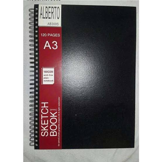 Alberto sketch book A3 binding/spiral