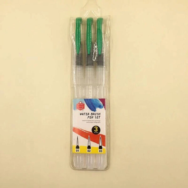Keep smiling brush pen set 3pcs - Image 3