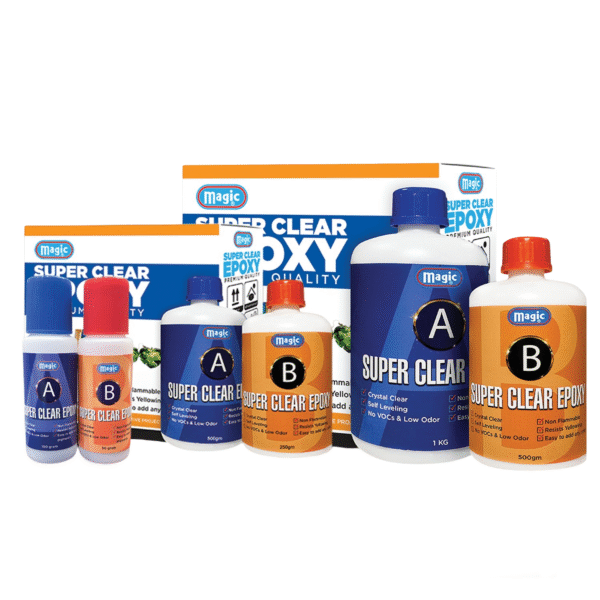 Magic clear epoxy resin 150ml / 750ml / 1.5 kg