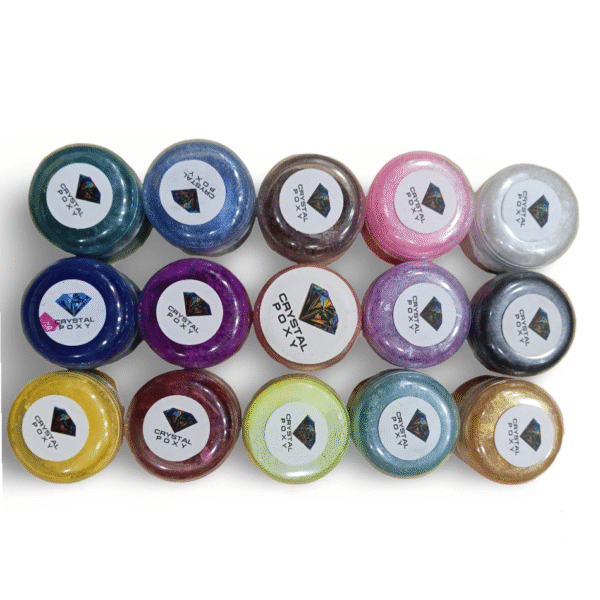 Resin mica powders