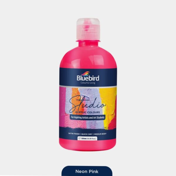 Bluebird neon acrylic colors - 500ml - Image 7