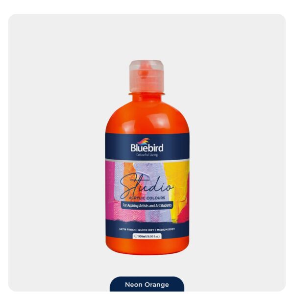 Bluebird neon acrylic colors - 500ml - Image 6