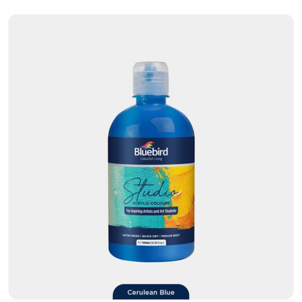 Bluebird studio acrylic paint - 500ml - Image 6