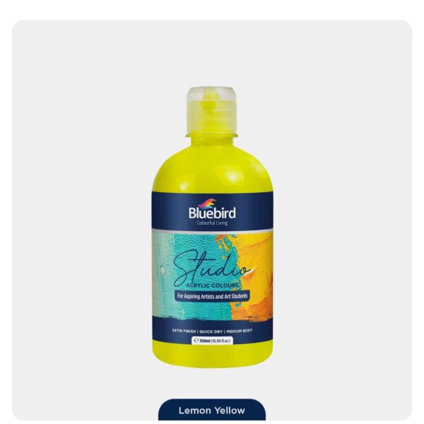 Bluebird studio acrylic paint - 500ml - Image 5
