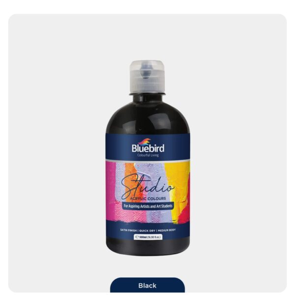 Bluebird studio acrylic paint - 500ml - Image 4