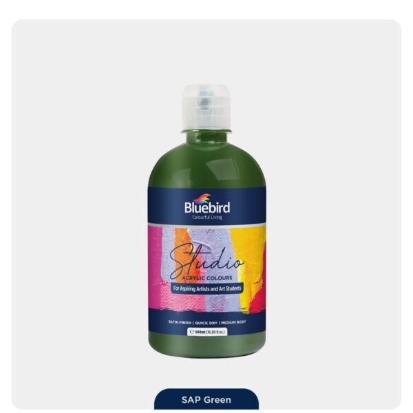 Bluebird studio acrylic paint - 500ml - Image 7