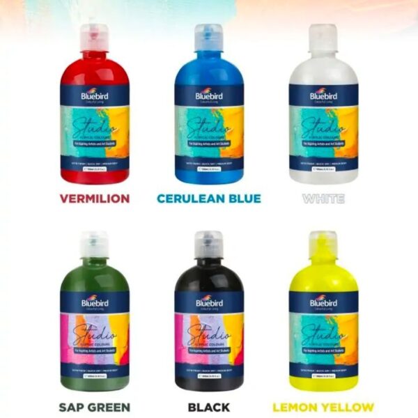 Bluebird studio acrylic paint - 500ml