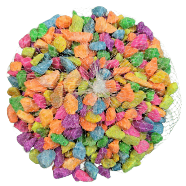 Multi-colored decorative stones - pebbles