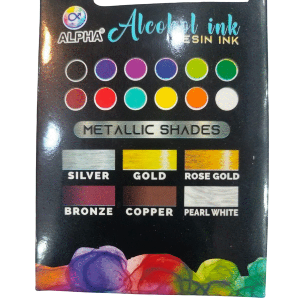 Alpha alcoholic inks for resin - 20ml - set of 18 pieces - Image 6