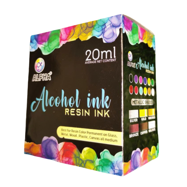 Alpha alcoholic inks for resin - 20ml - set of 18 pieces - Image 2