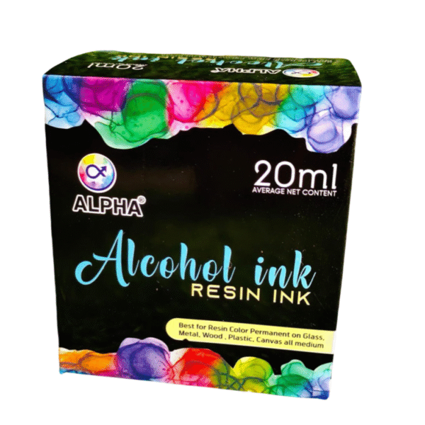 Alpha alcoholic inks for resin - 20ml - set of 18 pieces