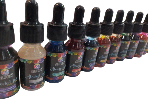 Alpha alcoholic inks for resin - 20ml - set of 18 pieces - Image 3