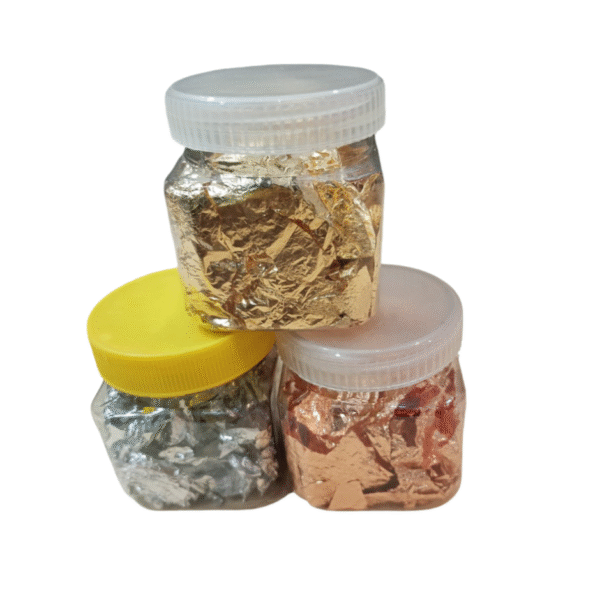 Golden | silver and copper foil flakes