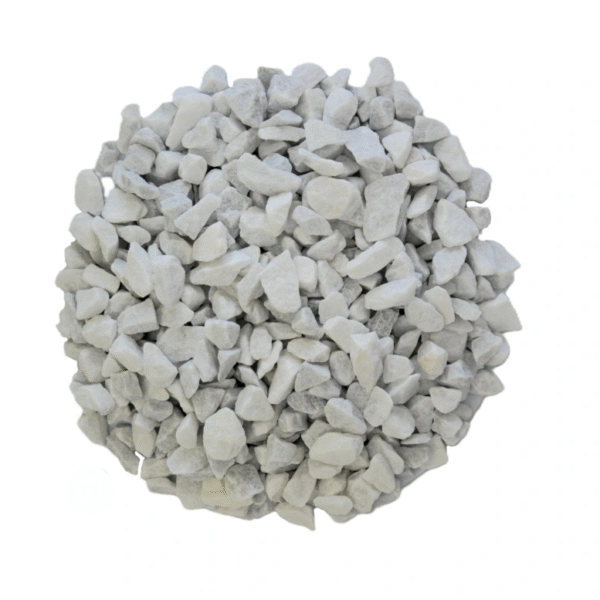 White stones