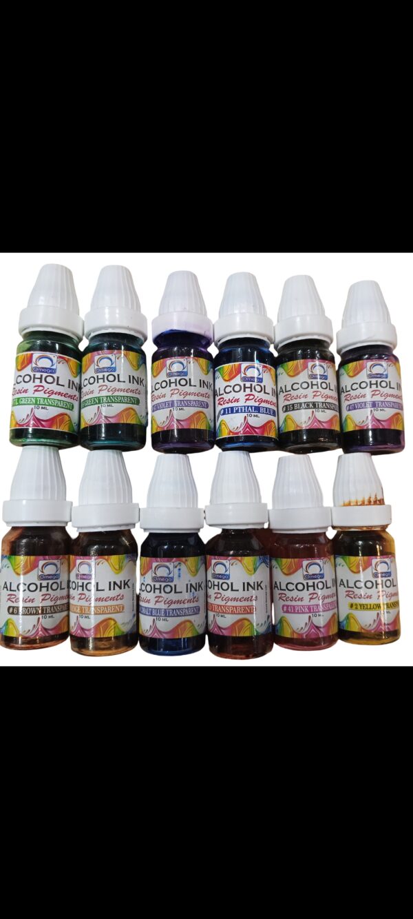Omega alcoholic inks 12 & 16 pieces set