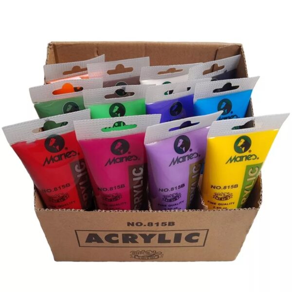 Maries acrylic paint set - 75ml - 12 colors set