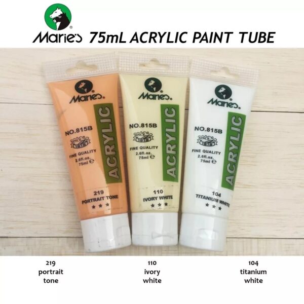 Marie's acrylic paint - 75ml tubes - - Image 3