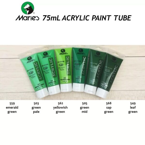Marie's acrylic paint - 75ml tubes - - Image 6