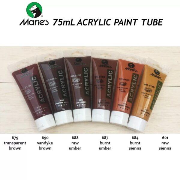 Marie's acrylic paint - 75ml tubes - - Image 7