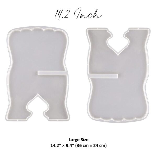 Rehal mold pair - jumbo size - resin art