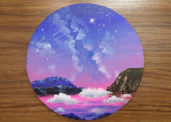 6" inch white round canvas - double AA - 100% cotton - Image 4