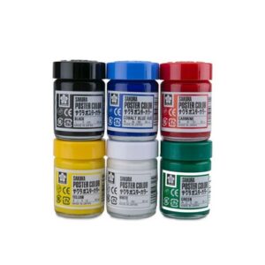 Sakura Poster paint 30ml - 6pcs set